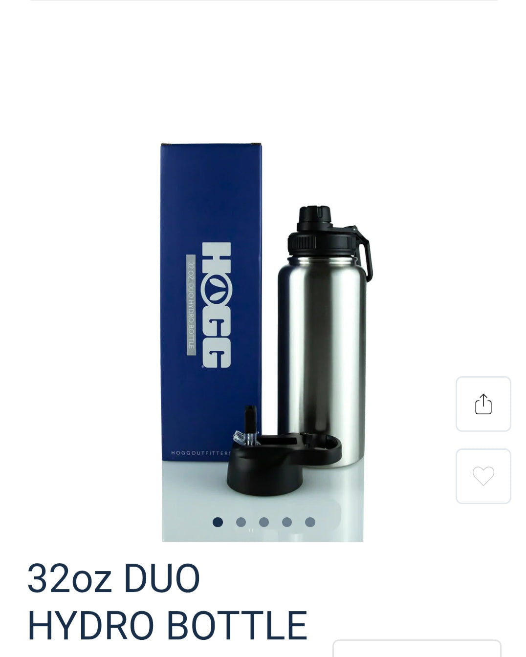 32oz Stainless Steel Duo Hydro Bottle Custom