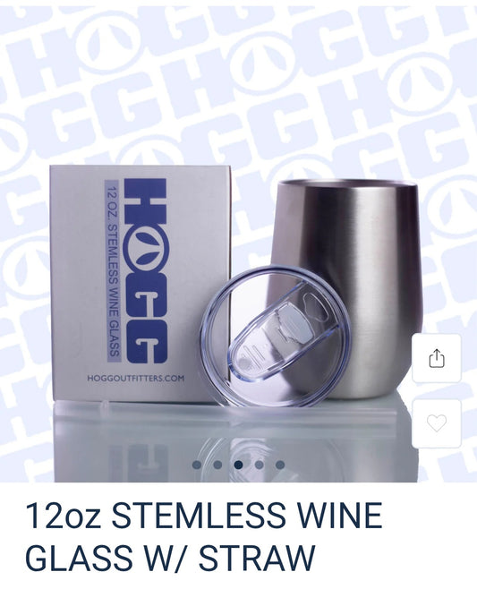 12oz Stainless Steel Stemless Wine Tumbler Custom
