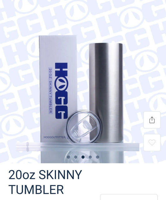 20oz Skinny Tumbler Custom