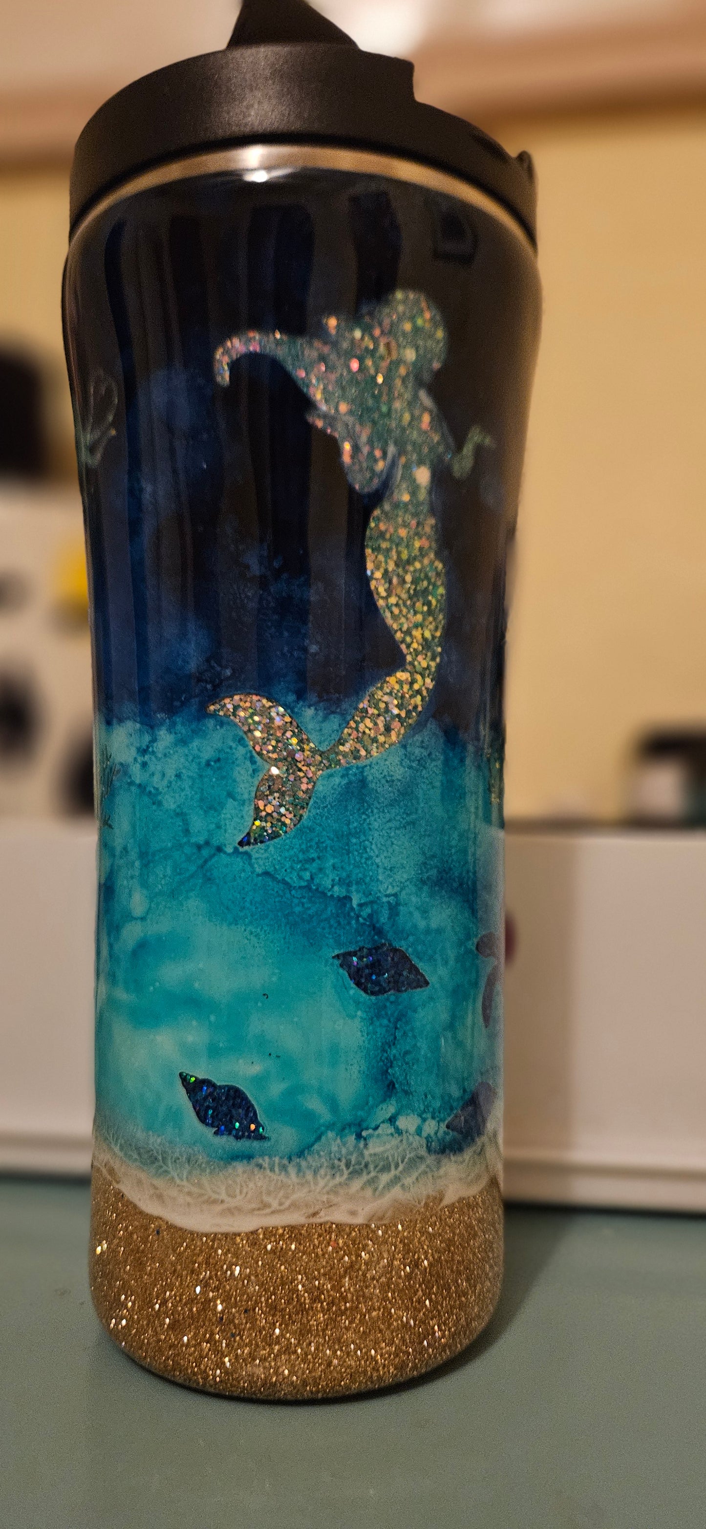 16oz Slim Travel Mug - Sealife