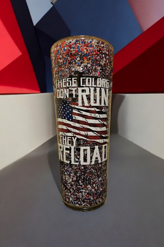 24oz Snowglobe Tumbler - Patriot